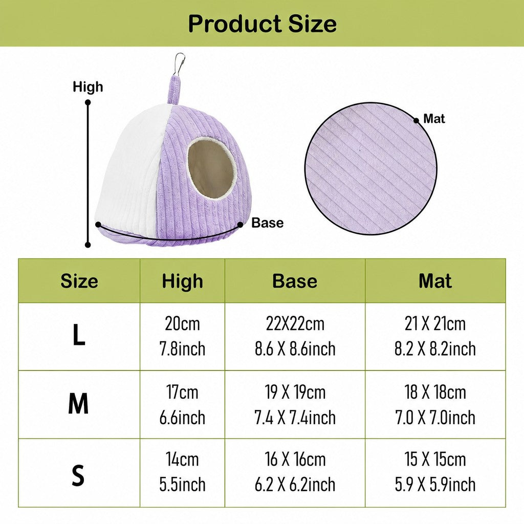 Parrot Cotton Nest Hanging Bed - head_004.png