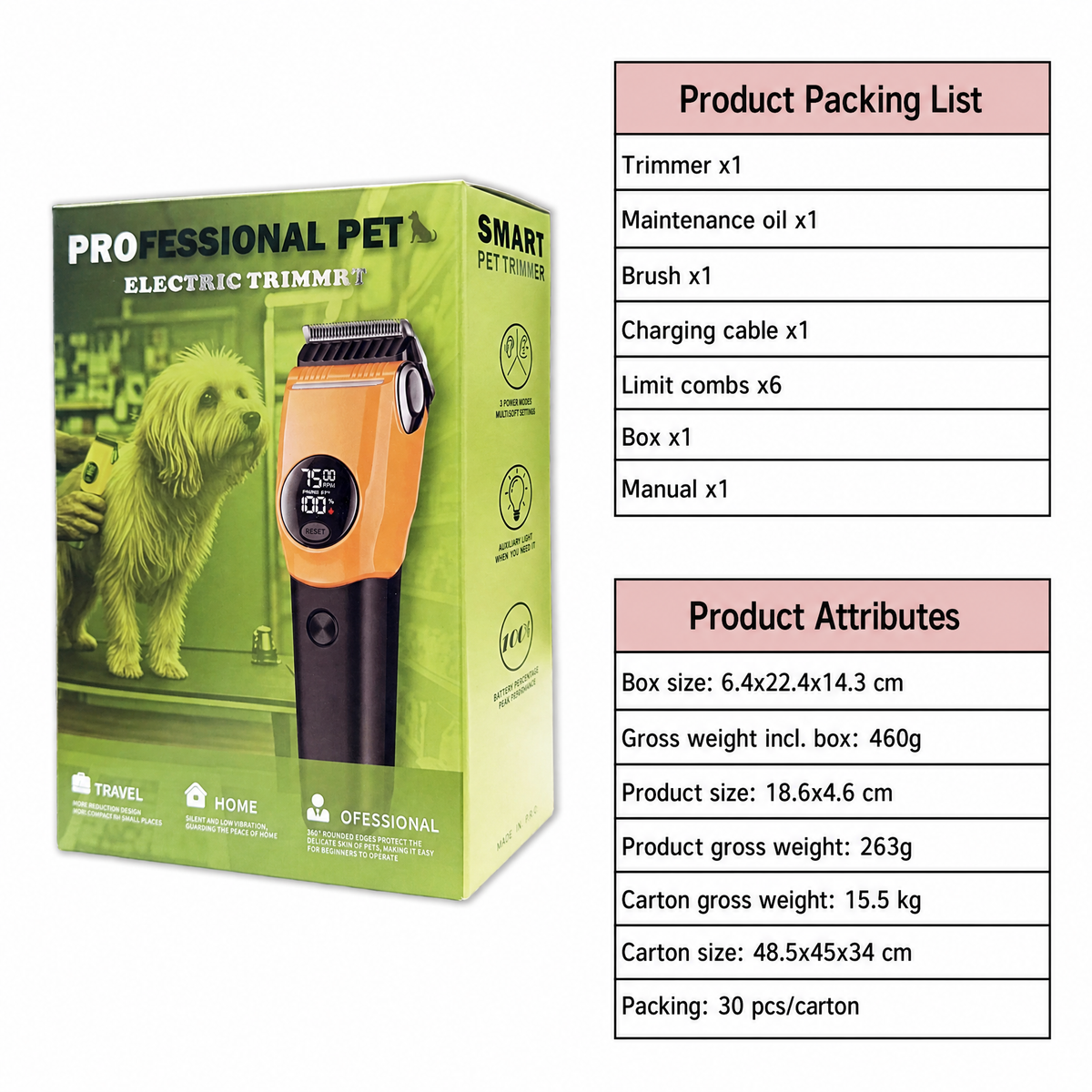 Pet Electric Clipper Set – Pro - head_004.png