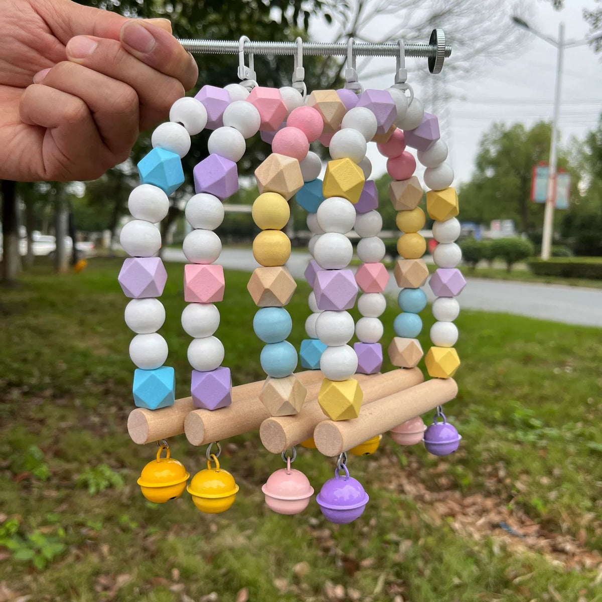Wooden Swing with Colorful Bea - head_004.webp