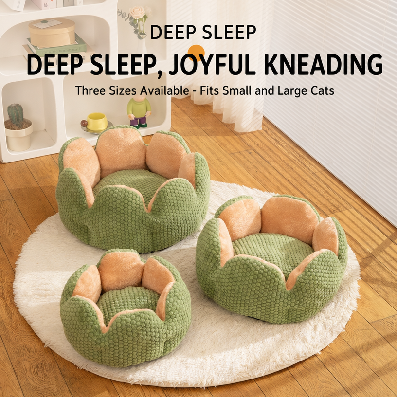 Cactus-Shaped Cat Bed – Thick  - head_004.png