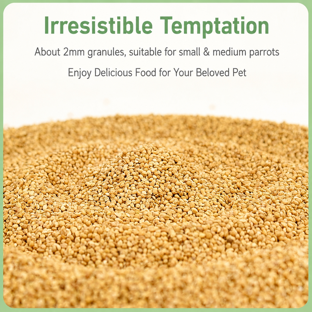 Hulled yellow millet parrot food - head 004