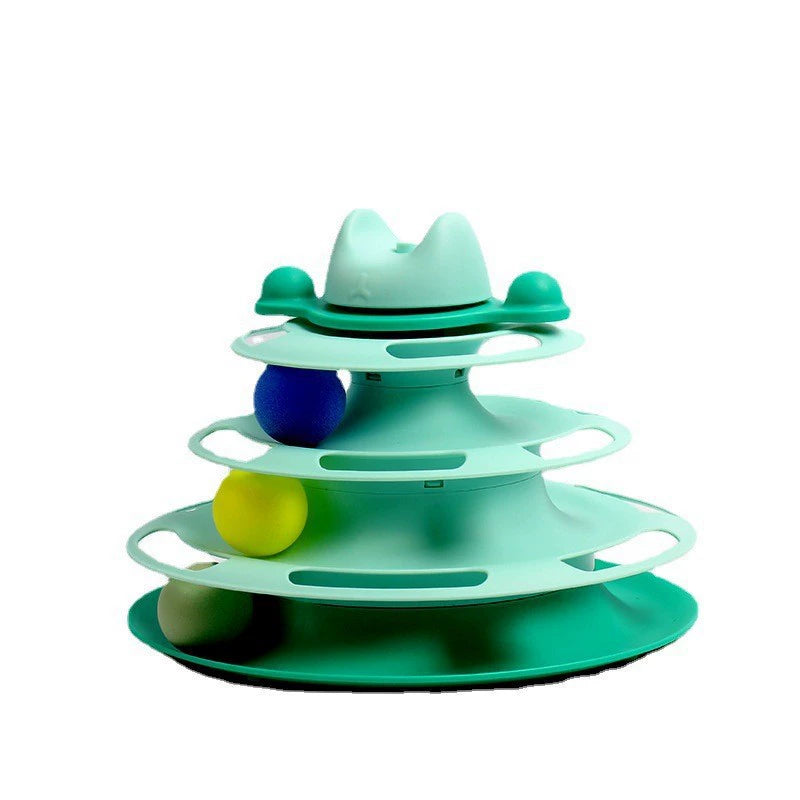 Cat Turntable Track Ball Toy – - head_005.webp