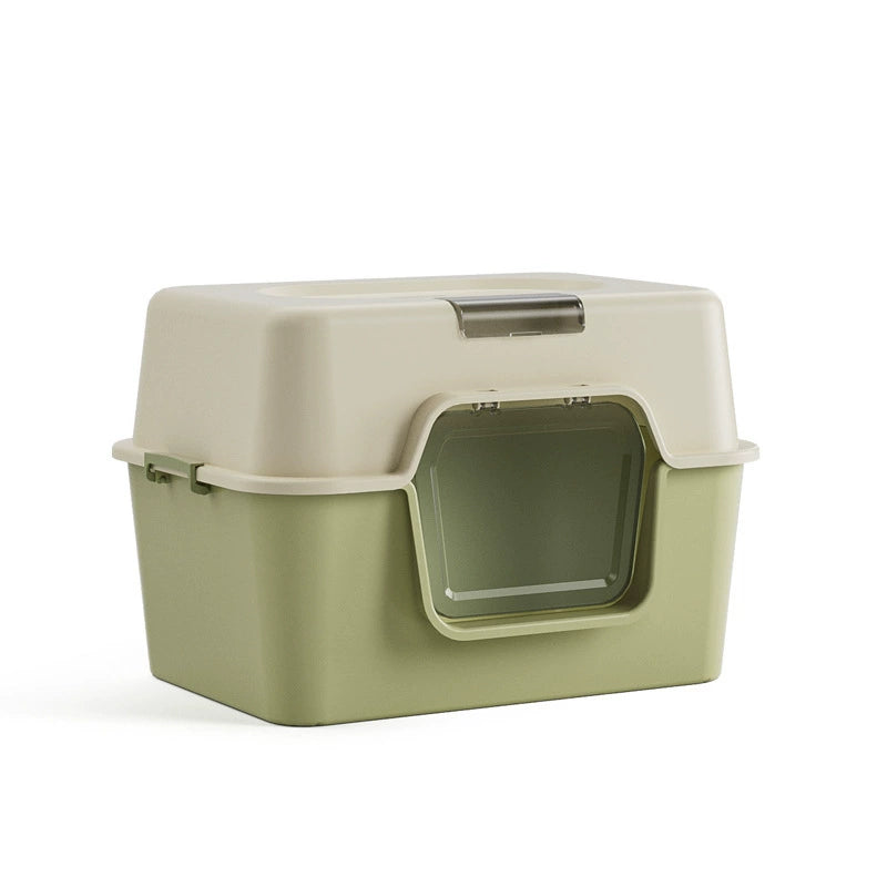 Fully Enclosed Cat Litter Box  - head_005.webp