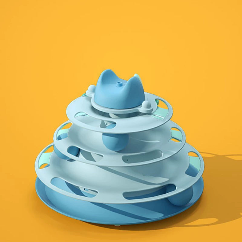 Cat Turntable Track Ball Toy – - head_006.webp