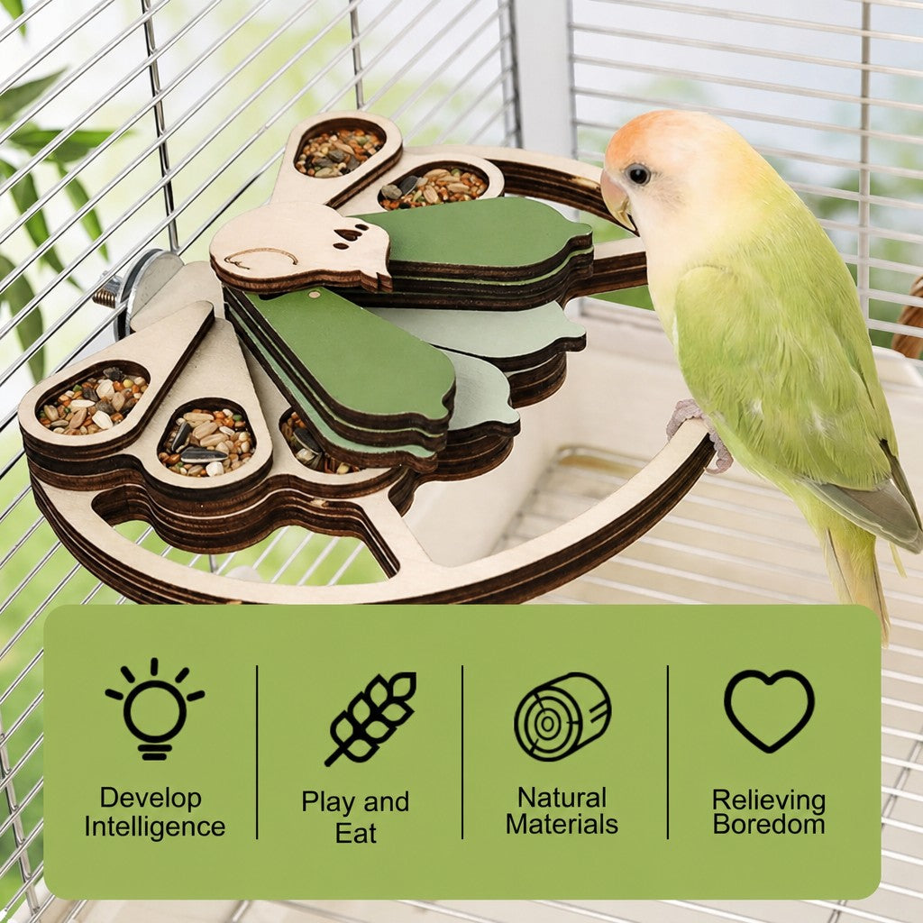 Creative Wooden Parrot Foragin - head_006.png
