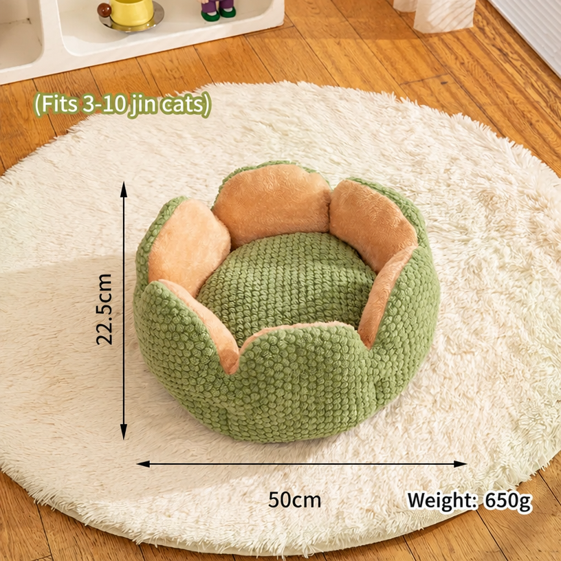 Cactus-Shaped Cat Bed – Thick  - head_007.png