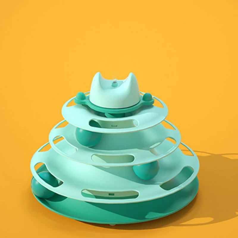 Cat Turntable Track Ball Toy – - head_007.webp