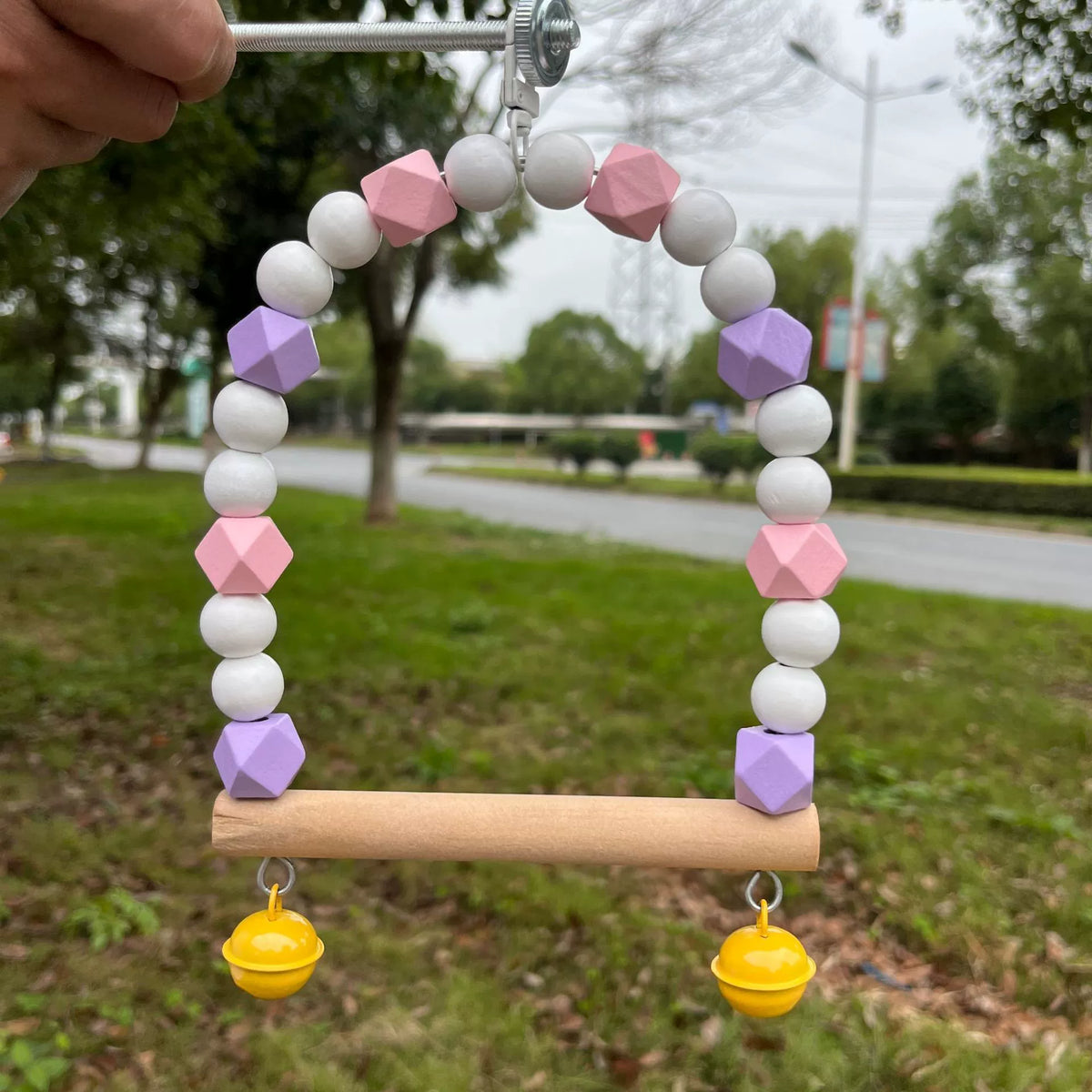 Wooden Swing with Colorful Bea - head_008.webp