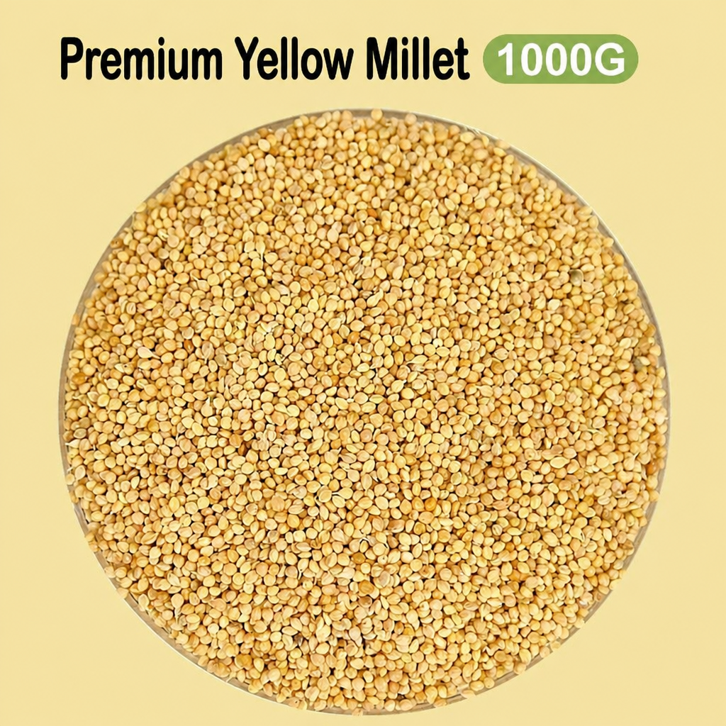 Hulled yellow millet parrot food - head 009