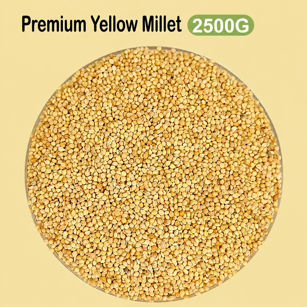 Hulled yellow millet parrot food - head 010